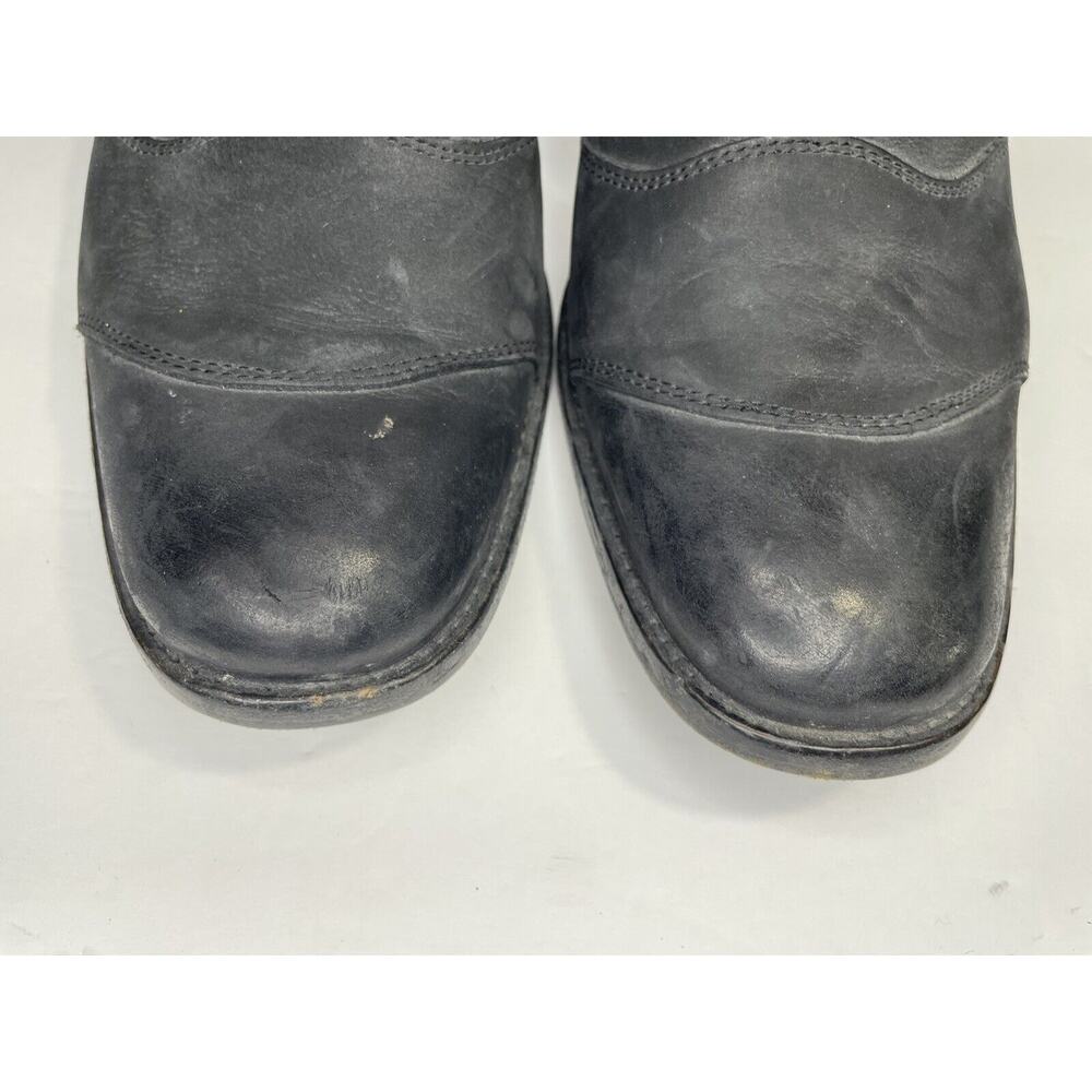 size 42 Belstaff Tourmaster 1955 Black ankle boots slip on chelsea made in Italy - Picture 3 of 11
